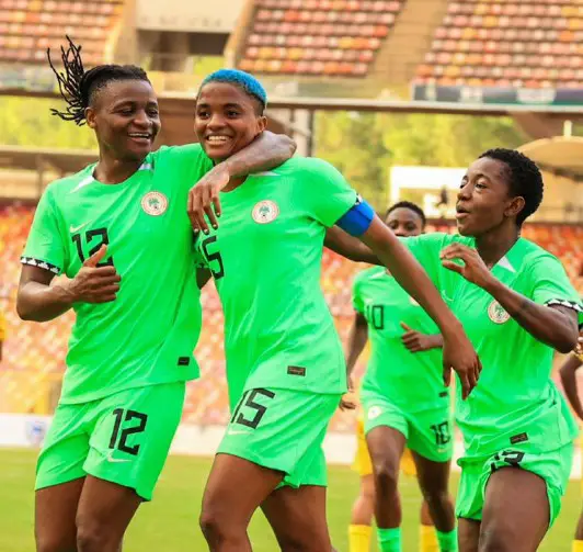 Screenshot 20240405 1910562 1 Enoh Urges Super Falcons To Show Belief, Resilience Vs Banyana In Pretoria