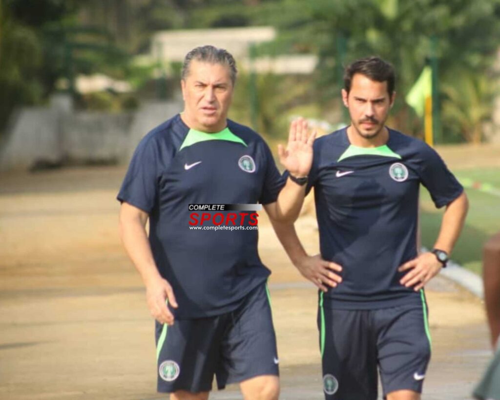 Super Eagles Head Coach Jose Peseiro and assistant 20240126 220435 0000 transcpr EXCLUSIVE: Sports Minister In Talks With Peseiro Over Super Eagles Return