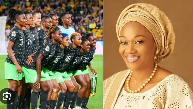 Tinubu receives Paris 2024 Olympic: First Lady Charges Super Falcons To Win Gold