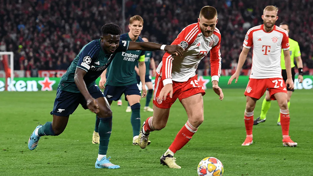 saka bayern munich a UCL: Bayern Munich Oust Arsenal, Zoom Into Semi-Finals