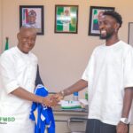 IMG 20240515 WA0007 Ndidi Pays Courtesy Visit to Sports Minister, Senator John Enoh