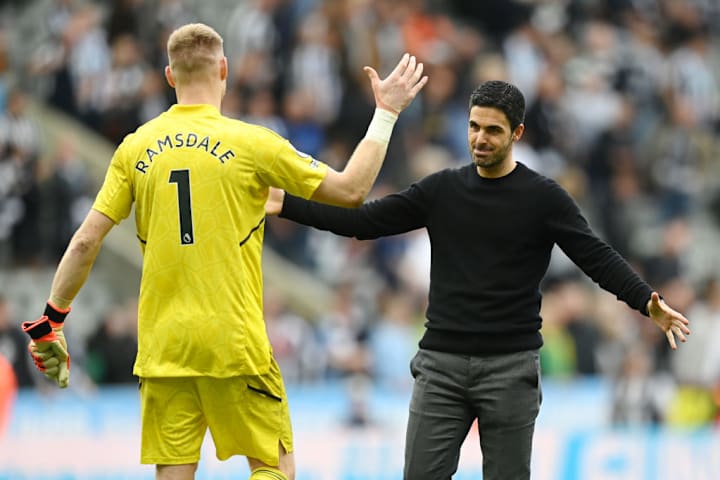 Mikel Arteta, Aaron Ramsdale