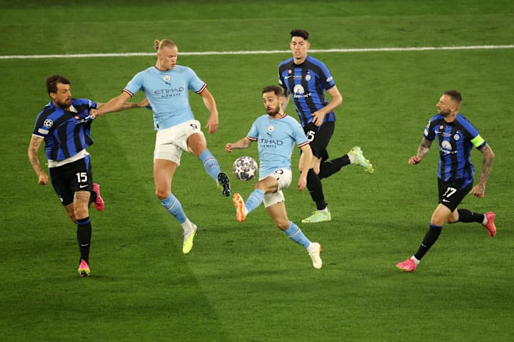 Erling Haaland, Bernardo Silva, Francesco Acerbi