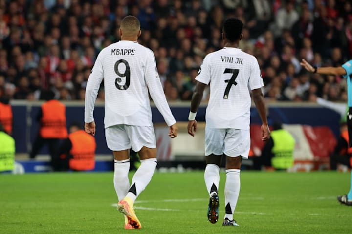 Kylian Mbappe,Vinicius Jr.