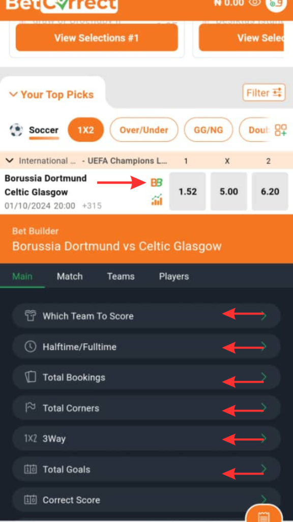 2 2 Ready to Build Your Perfect Bet? Here’s How to Use BetBuilder on BetCorrect