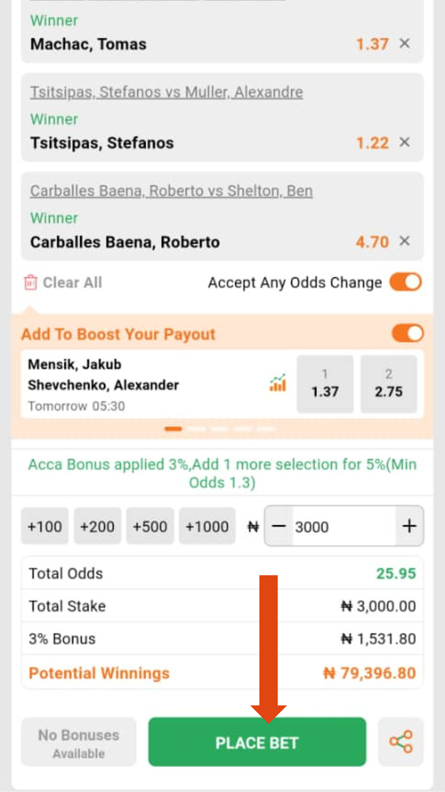 image 58 How to Use Swipe Bets on BetCorrect