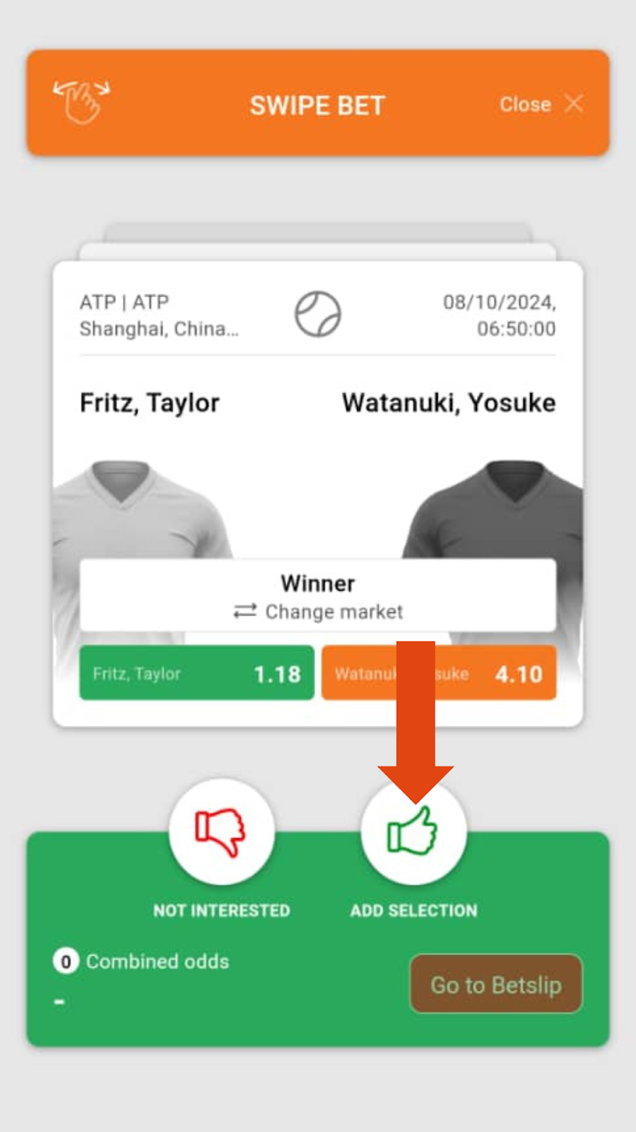 image 59 How to Use Swipe Bets on BetCorrect