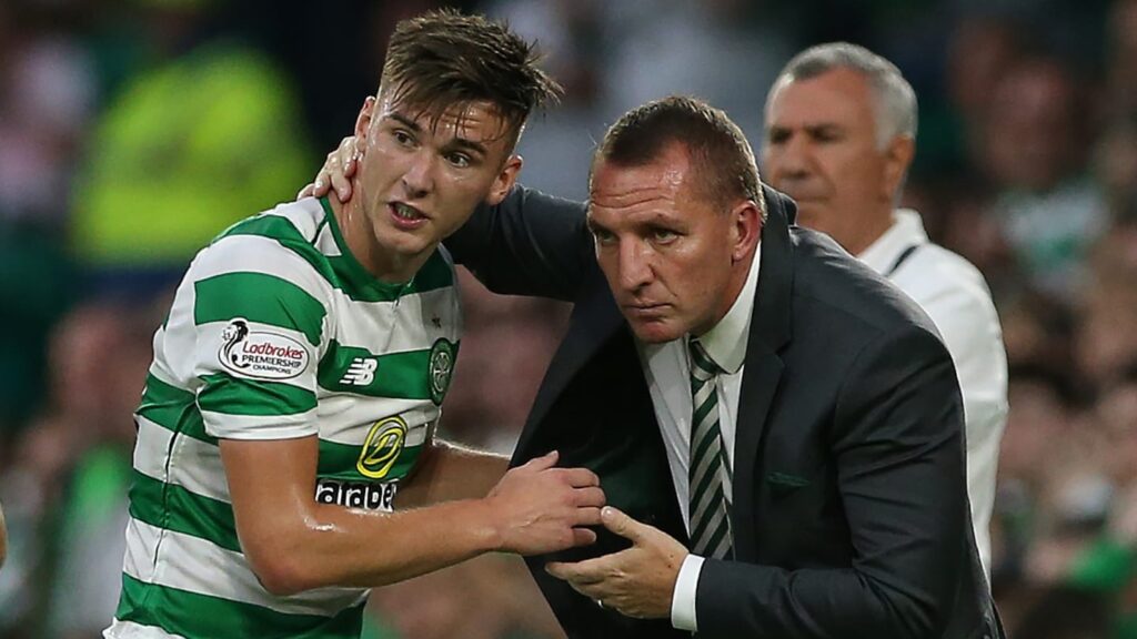 01jfhzkhg84tjkx3j3ar Brendan Rodgers gives verdict on Celtic reunion with Arsenal's Kieran Tierney