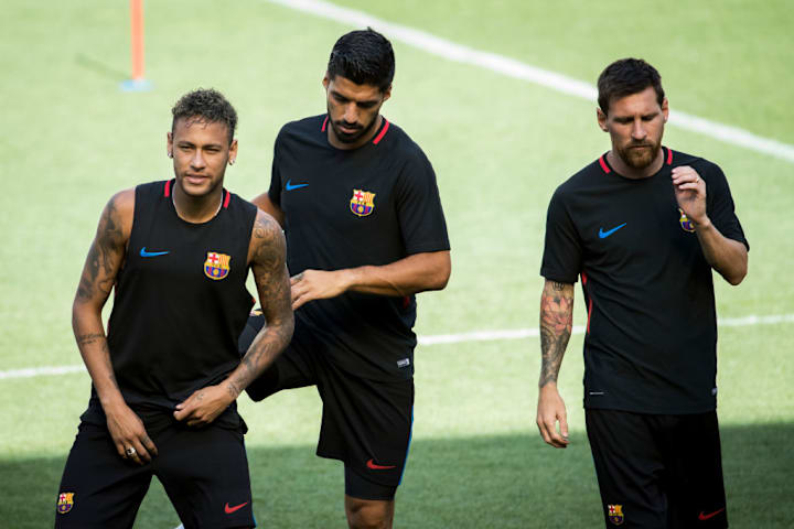 Neymar da Silva, Lionel Messi, Josep Maria Bartomeu